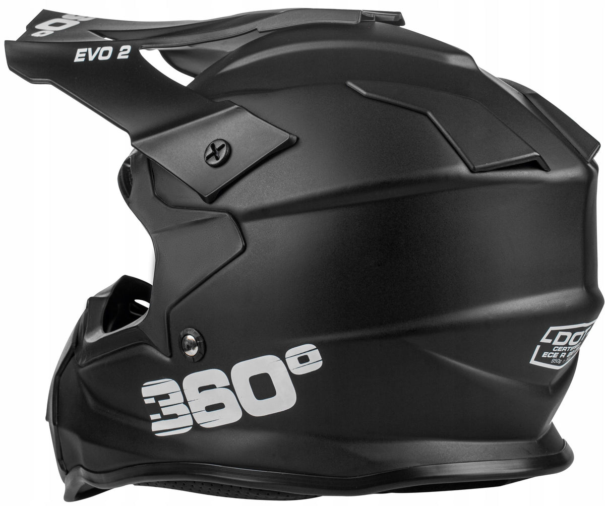 CROSS ENDURO MOTORCYCLE HELMET FOR CHILDREN ON QUAD BIKE HOMOLOGATION EU XXS Manufacturer no brand