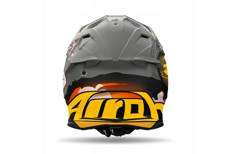 CROSS HELMET AIROH TWIST 3 ADVENTURE MATT BLACK XS Size XS