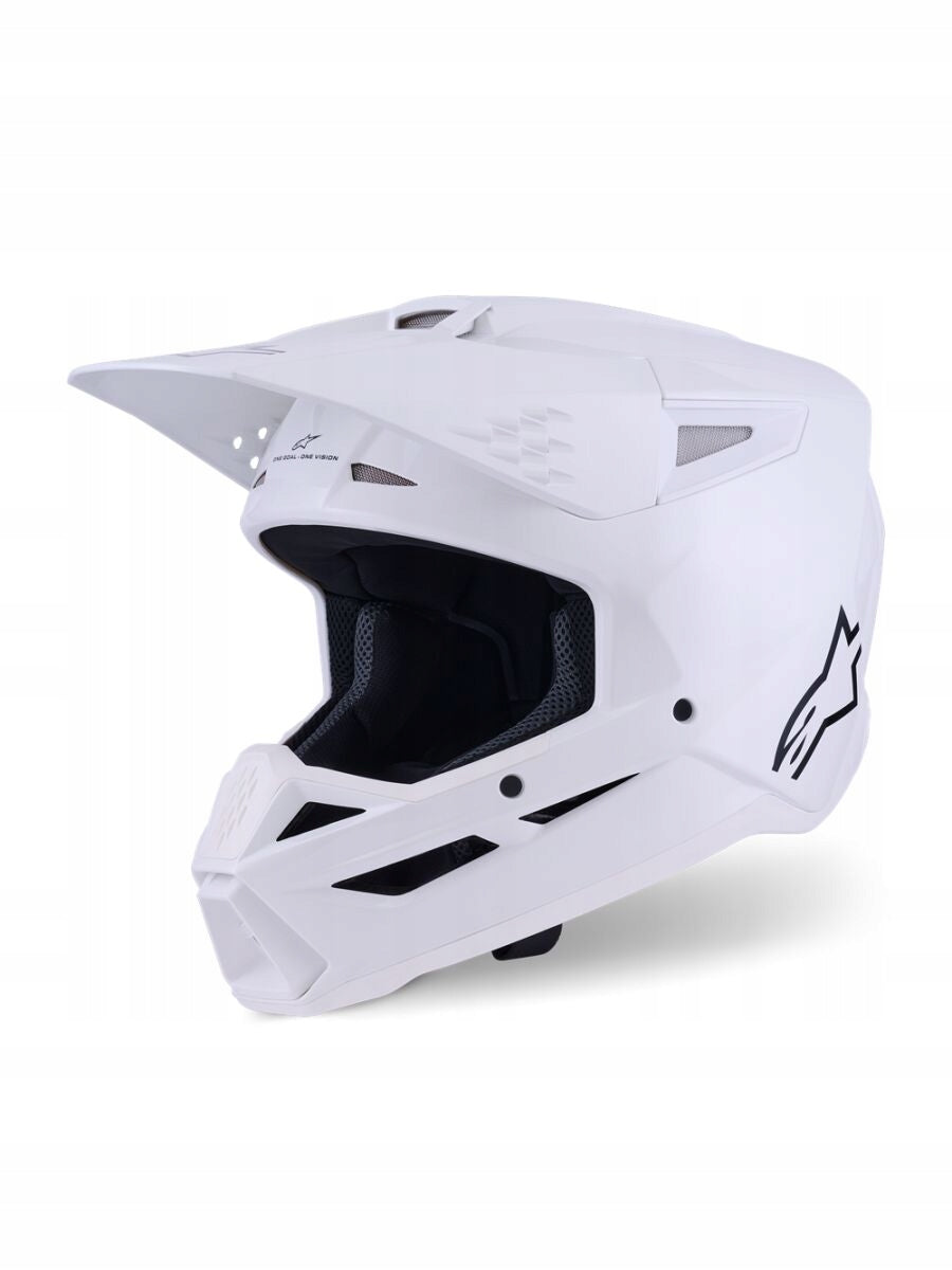 CROSS HELMET ALPINESTARS SUPERTECH M3 WHITE GLOSS XS