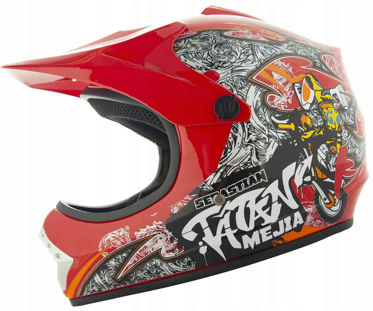 CROSS HELMET CHILDREN'S QUAD ATV ENDURO BIKE BMX ELECTRIC SCOOTER XS Manufacturer's catalog number MCGKA80309