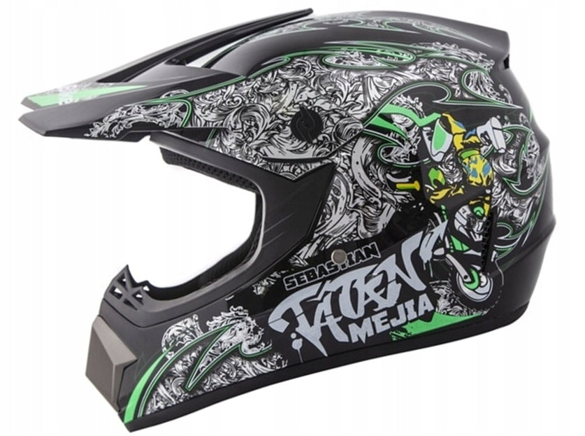 CROSS HELMET FOR ENDURO QUAD ATV BIKE BMX ELECTRIC SCOOTER M