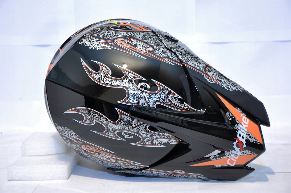 CROSS HELMET FOR ENDURO QUAD ATV BIKE BMX SCOOTER MTB S 55-56 +GOGLES Manufacturer City-Bike