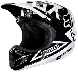 CROSS HELMET OFFROAD QUAD ATV MX BLACK FOX V-4 MACHINA BLACK XS -50%