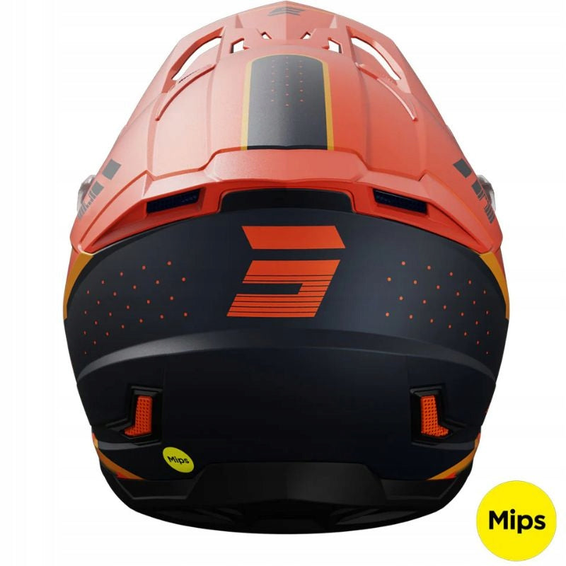 CROSS HELMET QUAD OFFROAD ATV ORANGE SHOT CORE HONOR ORANGE MATT L Size L