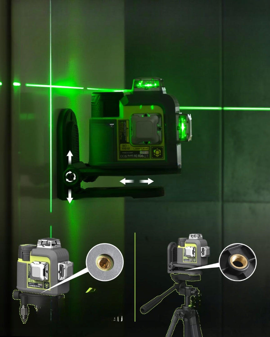 CROSS LASER SELF-LEVELING LASER LEVEL 360° LASGOO MAGNETIC Brand no brand