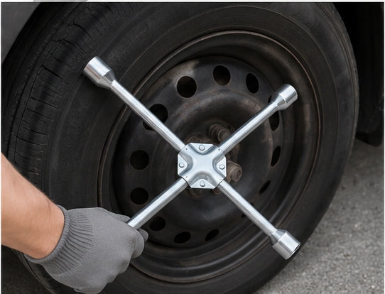 CROSS WRENCH FOR WHEELS 17, 19, 21, 22MM CRV 400MM E-400-0990 EPM Product weight with unit packaging 1.36 kg