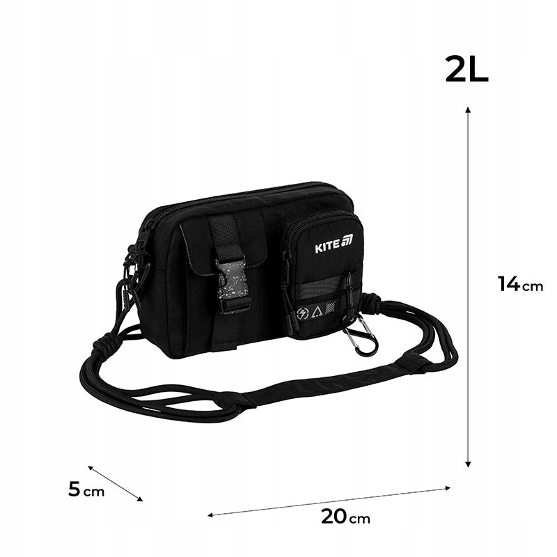 CROSSBODY BAG ON FRAME BLACK YOUTH KITE Manufacturer code K25-2522-4