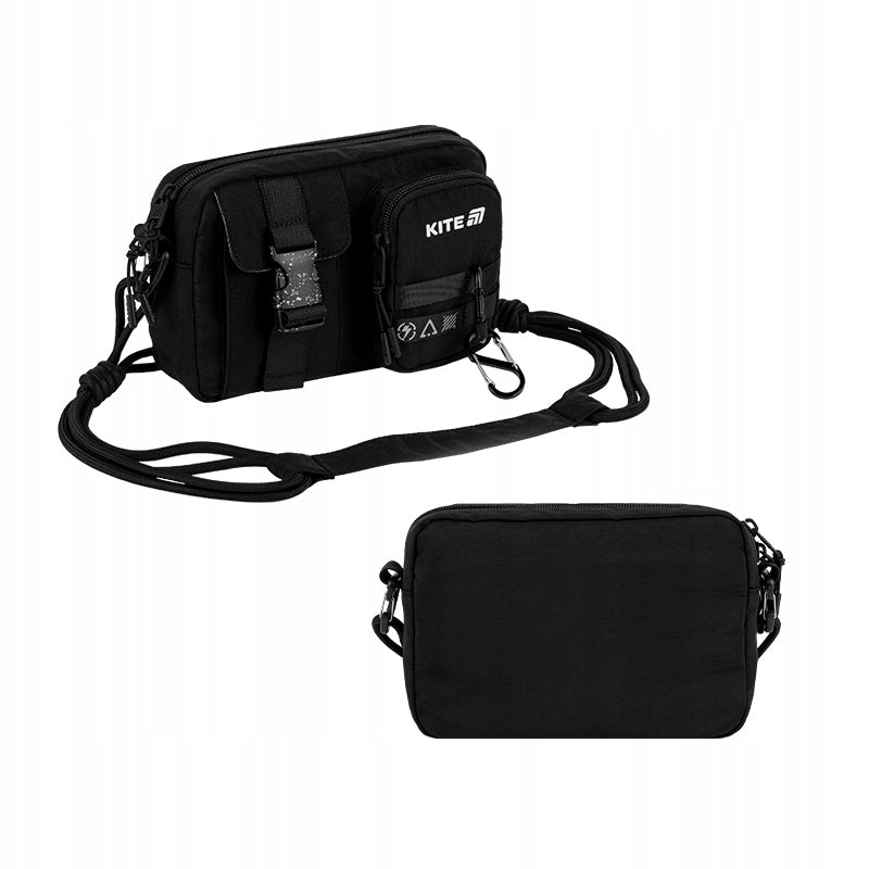 CROSSBODY BAG ON FRAME BLACK YOUTH KITE