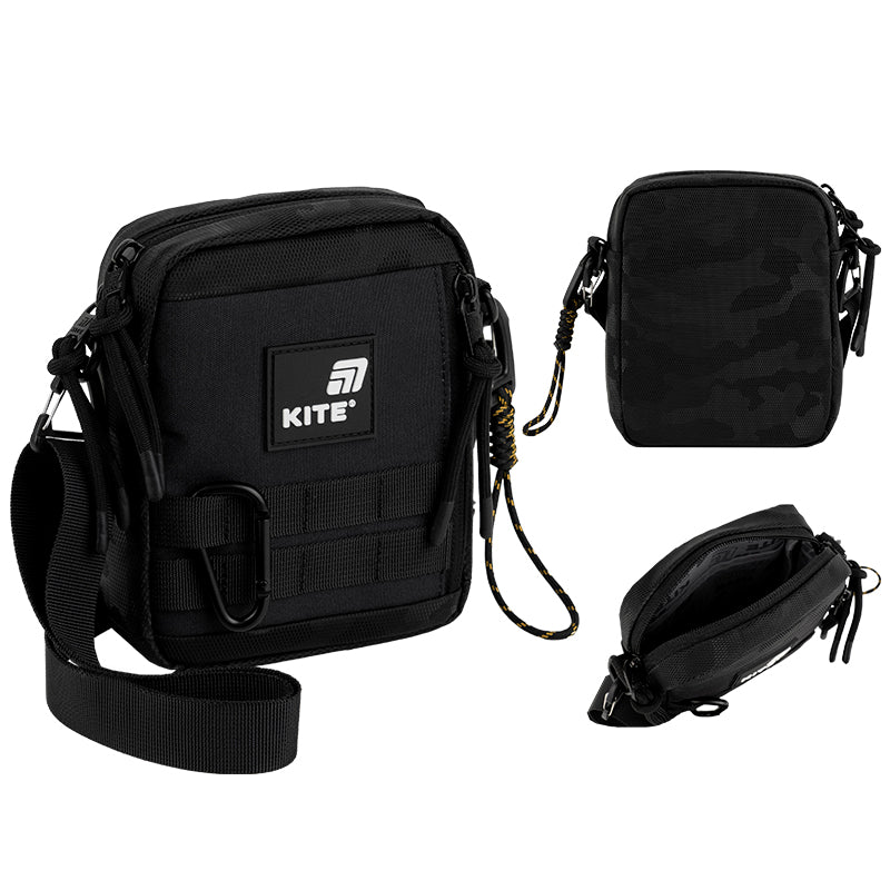CROSSBODY BAG ON FRAME BLACK YOUTH KITE