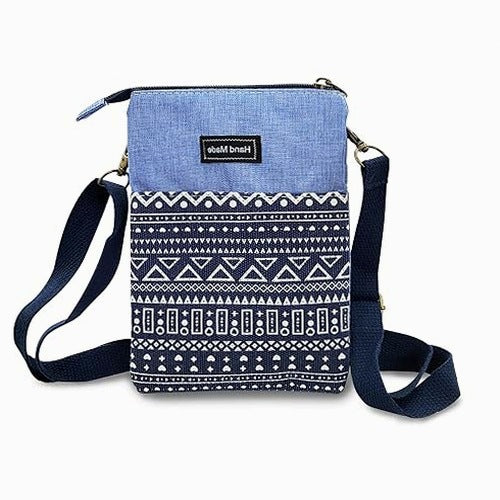CROSSBODY BAG WOMEN'S COTTON BOHO FOR PHONE FOR WOMEN