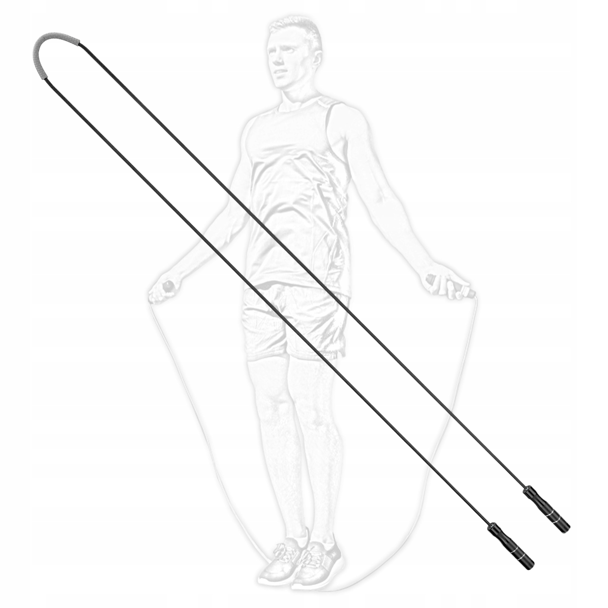 CROSSFIT ALUMINUM ADJUSTABLE BOXING JUMP ROPE WITH BEARINGS DURABLE Rope length 300 cm