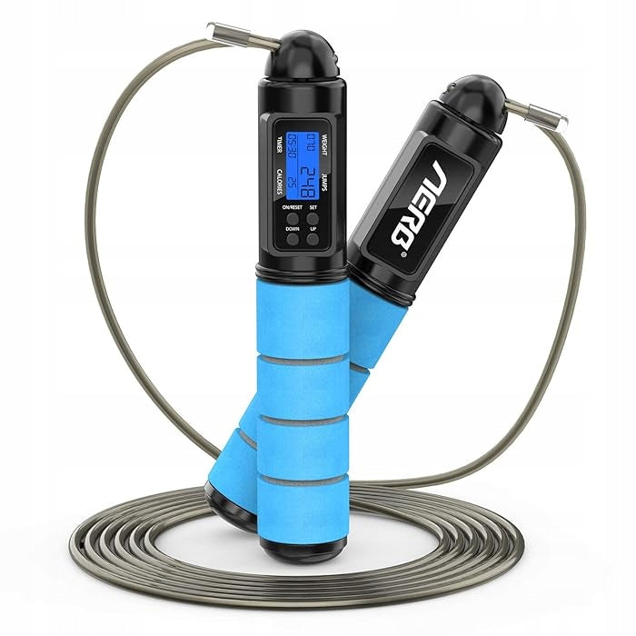 CROSSFIT BOXING JUMP ROPE ADJUSTABLE WITH COUNTER BEARINGS