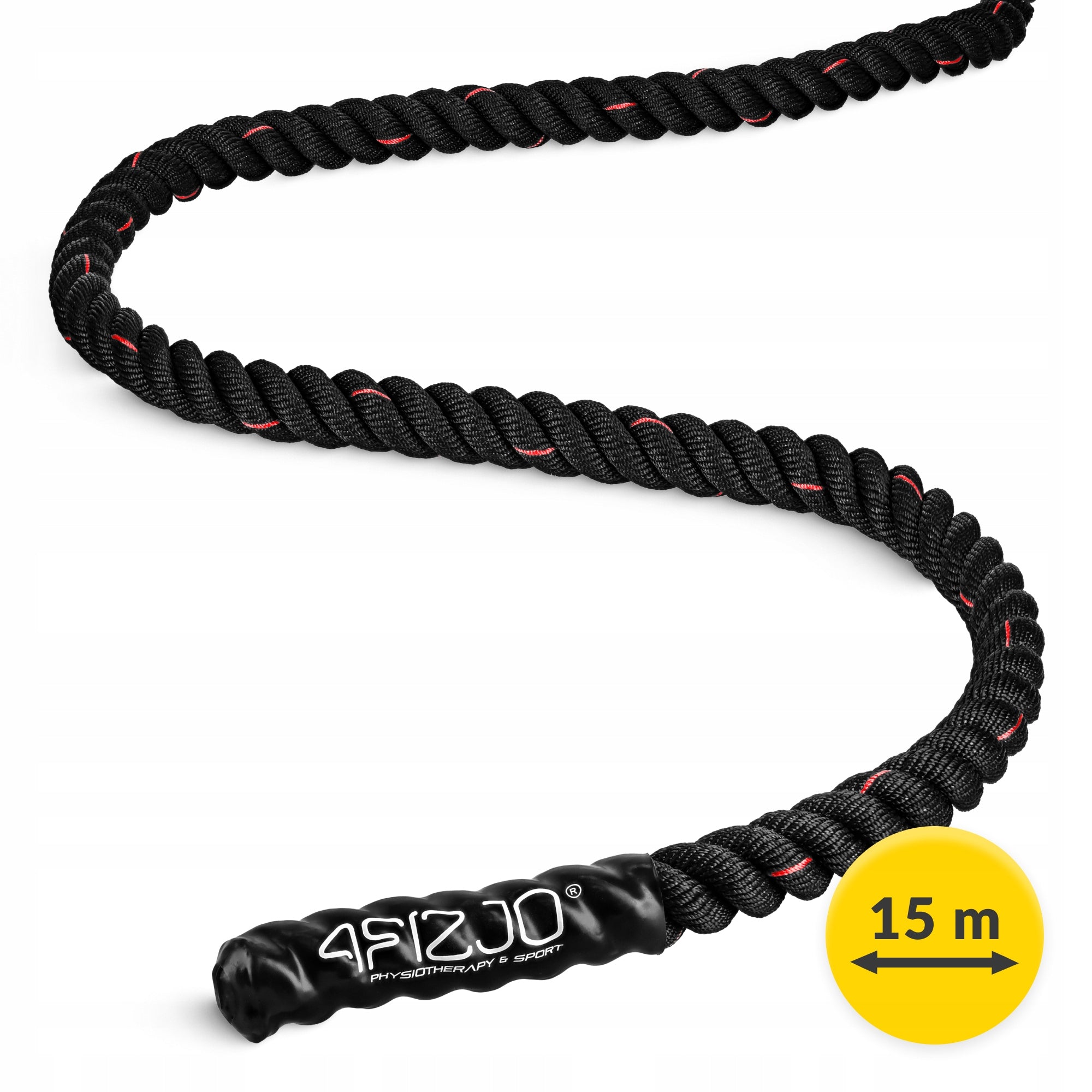 CROSSFIT TRAINING ROPE FOR MUSCLE STRENGTHENING POWER BATTLE ROPE 15 m EAN (GTIN) 5907739312266