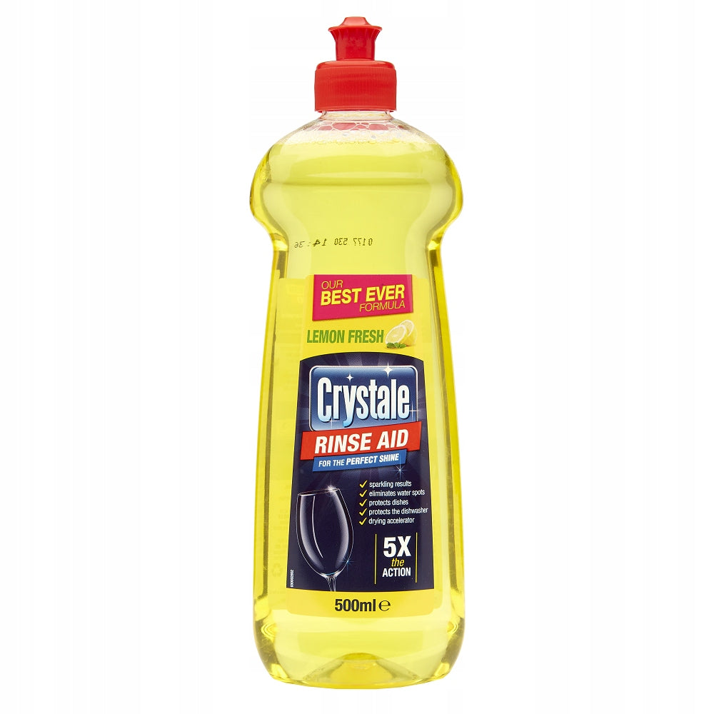 CRYSTALE LEMON dishwasher rinse aid 500ml UK