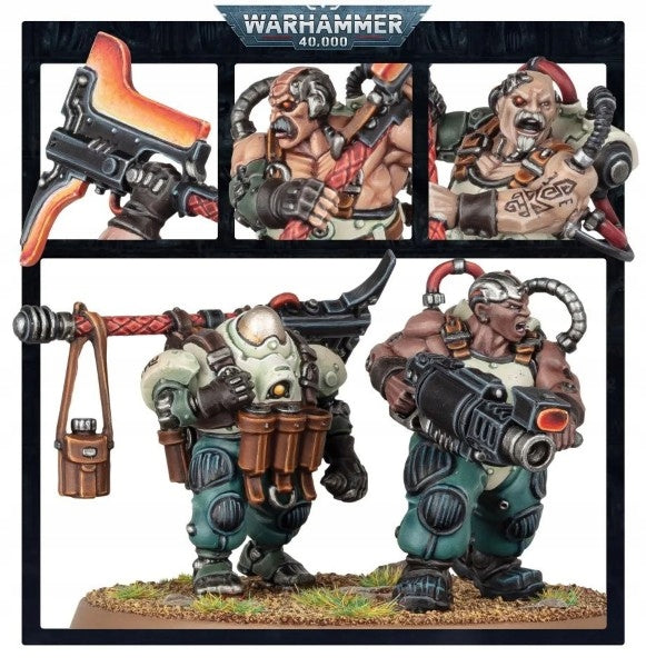 Surenkami modeliai Warhammer 40k Cthonian Berserks