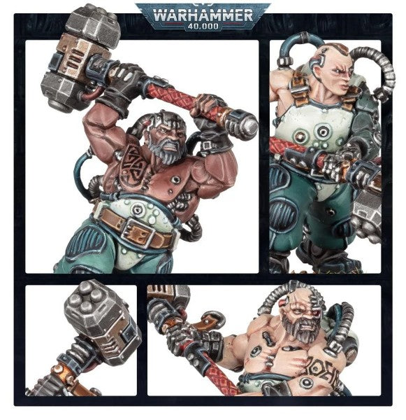 Surenkami modeliai Warhammer 40k Cthonian Berserks