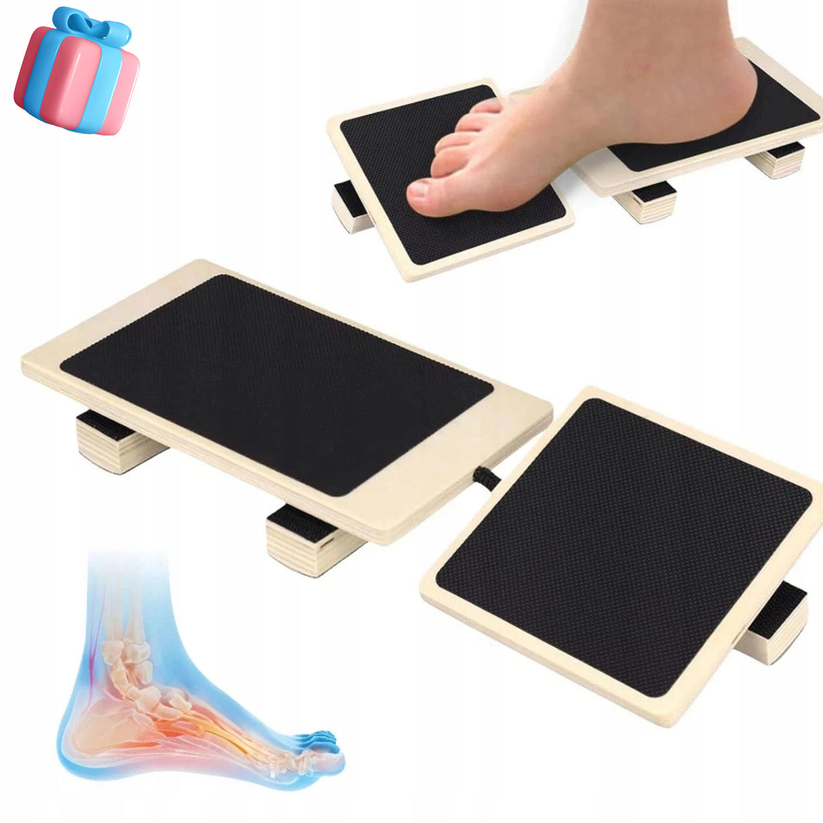 CUBE BALANCE BOARD DURABLE WOODEN WILL IMPROVEBOTH WEIGHT AND FLEXIBILITY