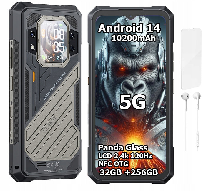 CUBOT KING KONG X 32/256GB NFC DUAL 5G ARMOR IP69K MILITARY smartphone
