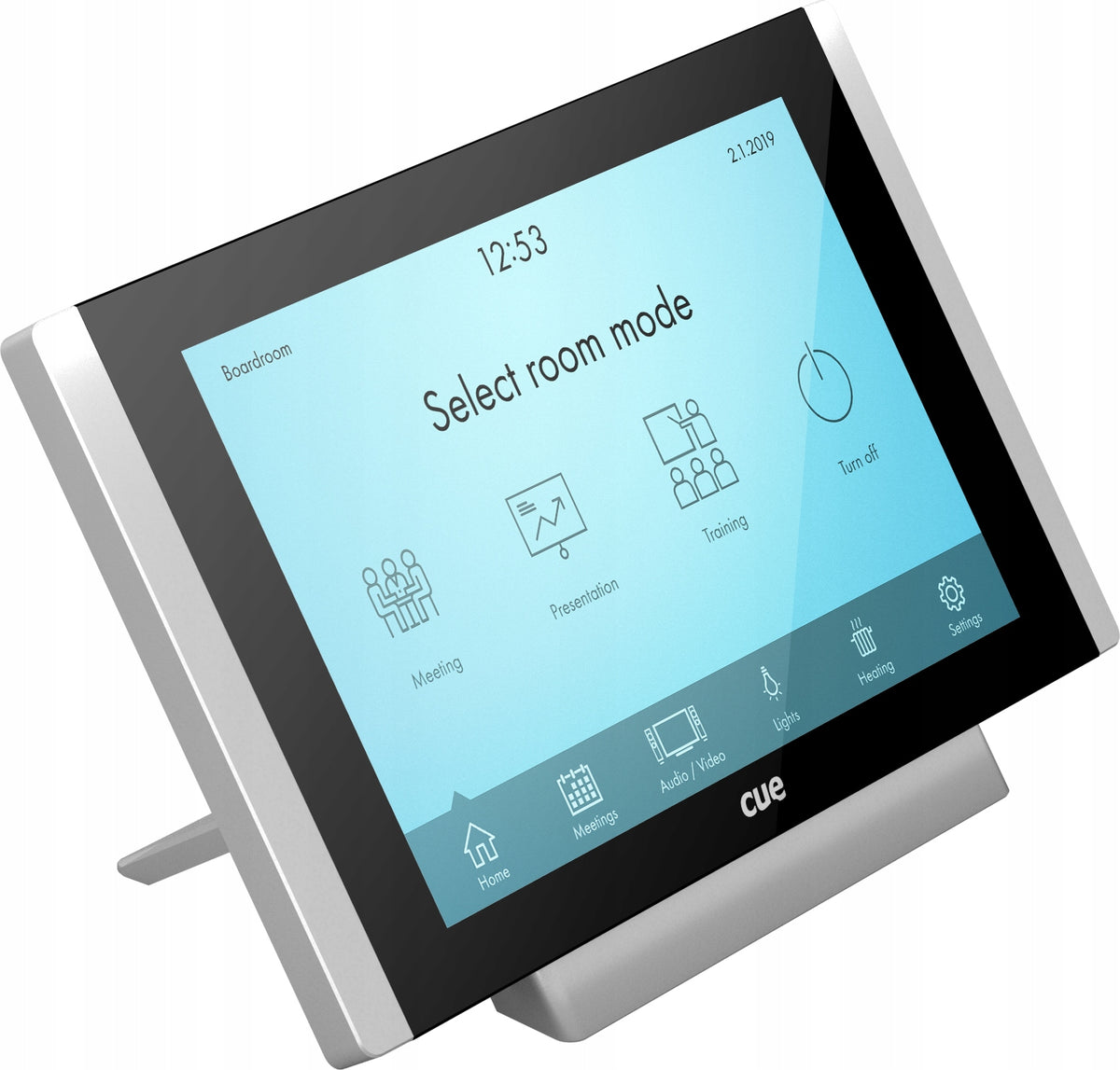 CUE touchCUE-12 CS0466 table touch panel for room reservation system
