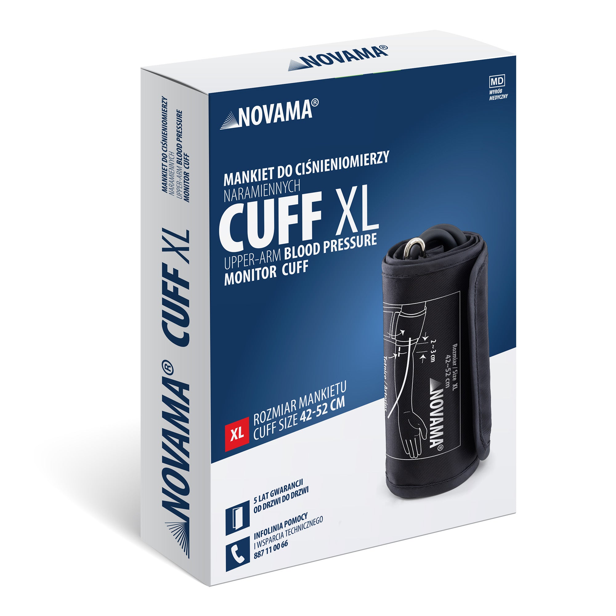 CUFF FOR SHOULDER BLOOD PRESSURE MONITORS NOVAMA CUFF XL 42-52 CM Medical device yes
