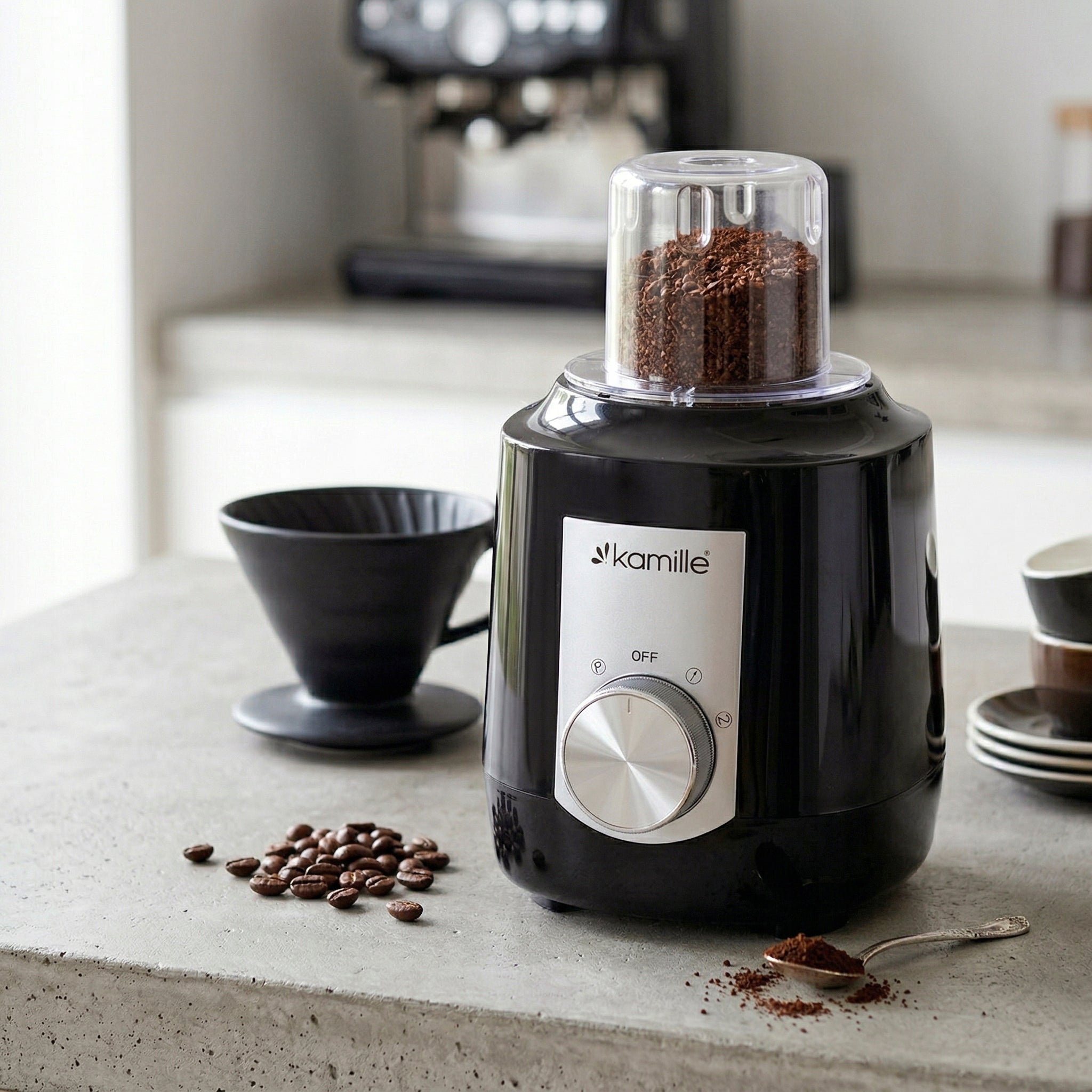 CUP BLENDER 1,5L SHREDDER 2-in-1 400W + COFFEE GRINDER KAMILLE Manufacturer code KM6761