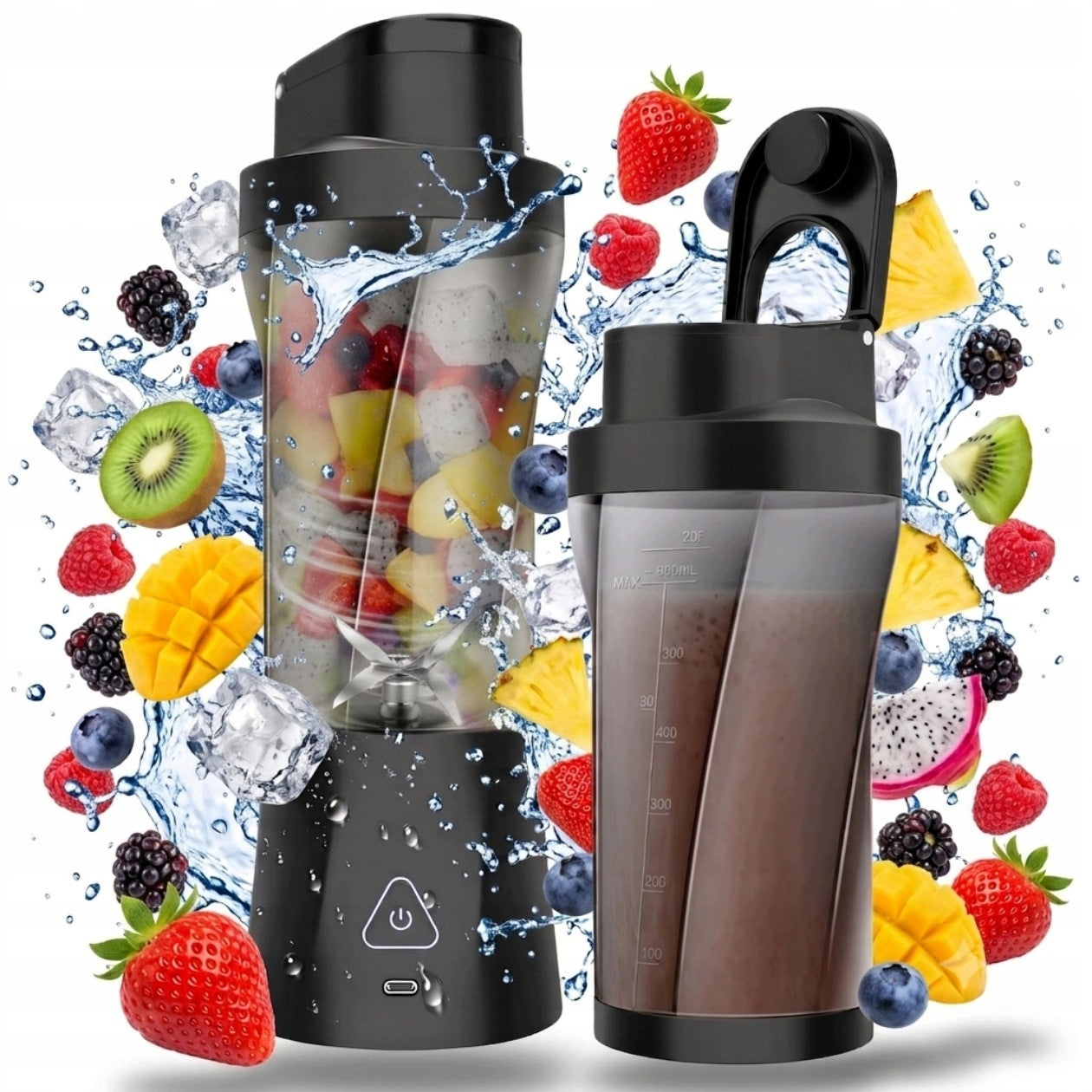 CUP BLENDER 360 IN WIRELESS 0,7L PORTABLE TRAVEL