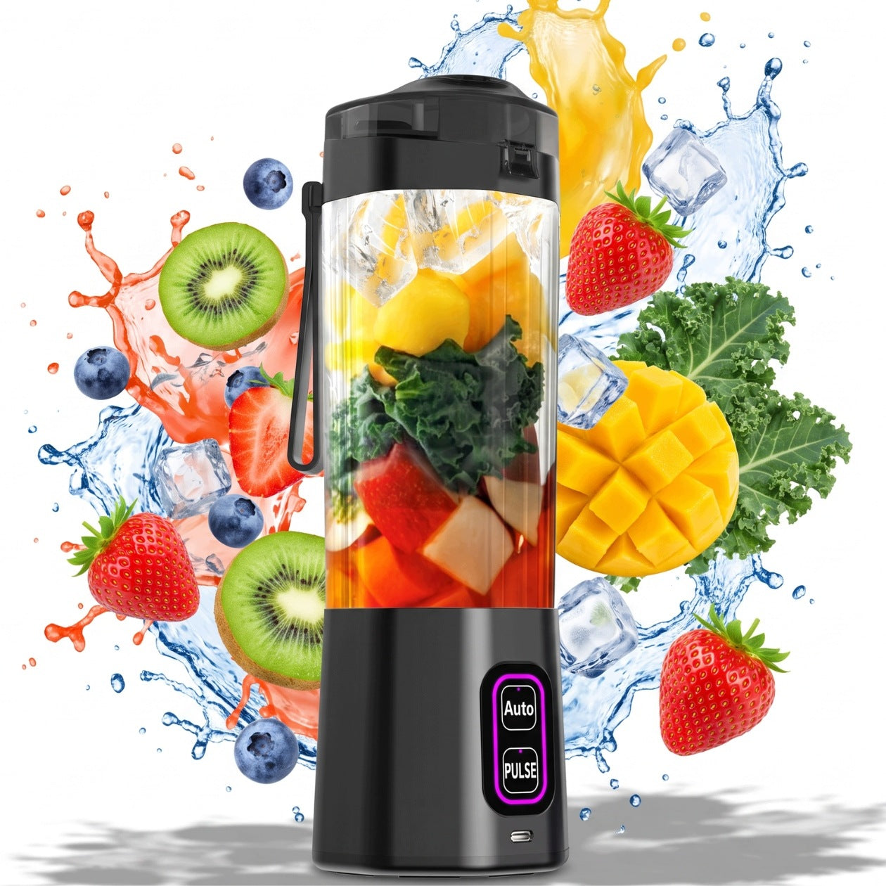 CUP BLENDER 360W PORTABLE TRAVEL CORDLESS 0,7L