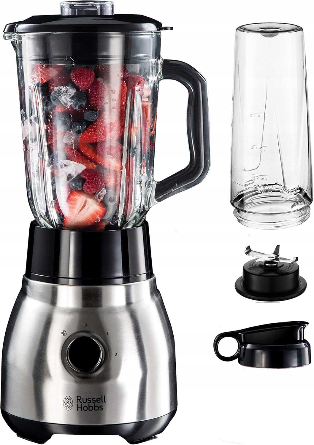 CUP BLENDER 600W 1,5L BOTTLE 600ML FUNCTION ICE 2 SPEEDS