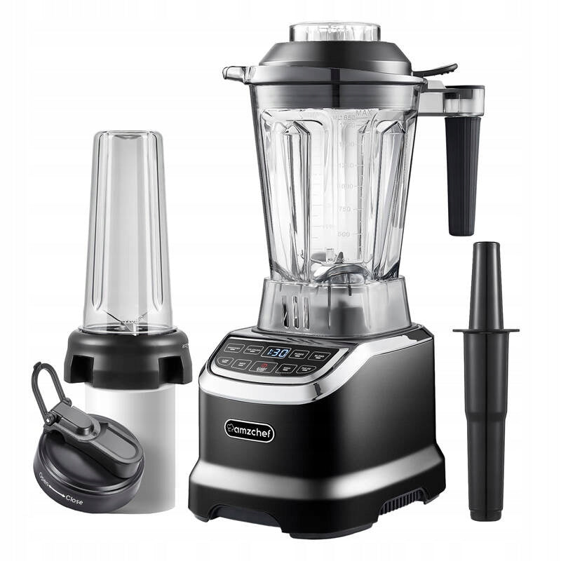CUP BLENDER AMZCHEF ZM5003 BK BLACK 1200 IN 1850 ML 600 ML