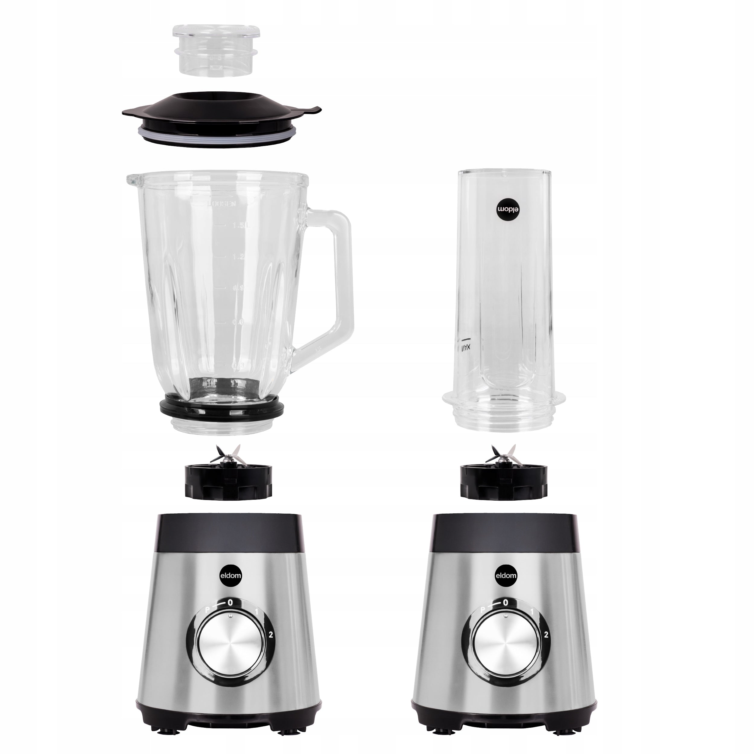 CUP BLENDER BK7S ELDOM 1000W TRIP PULSE BOTTLE 600ML GLASS PITCHER
