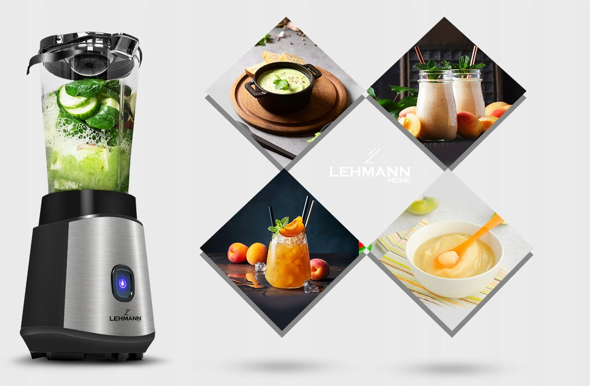 CUP BLENDER FOR SMOOTHIE COCKTAILS 1200W MIXES ICE CRUSH 2x WATER BOTTLES Model Smoofit