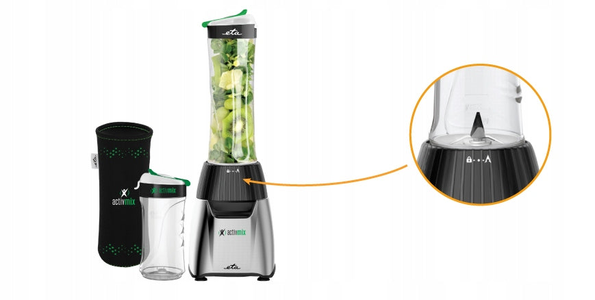 CUP BLENDER FOR SMOOTHIE COCKTAILS + BOTTLES ETA HIGH POWER EAN (GTIN) 8590393254361