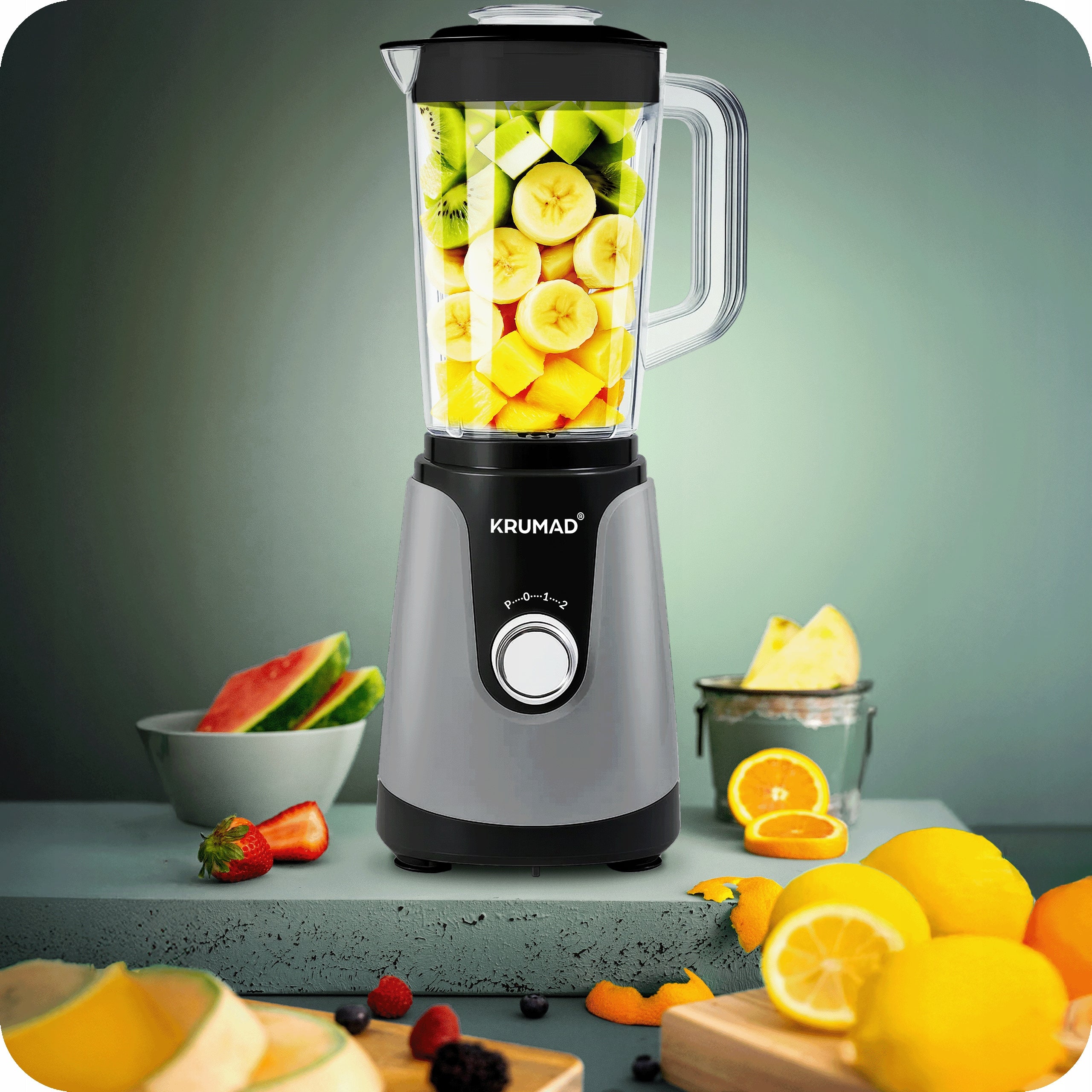 CUP BLENDER FOR SMOOTHIE COCKTAILS SOUP SAUCES LARGE 1200W 1,2L 2 GEARS Packaging status original