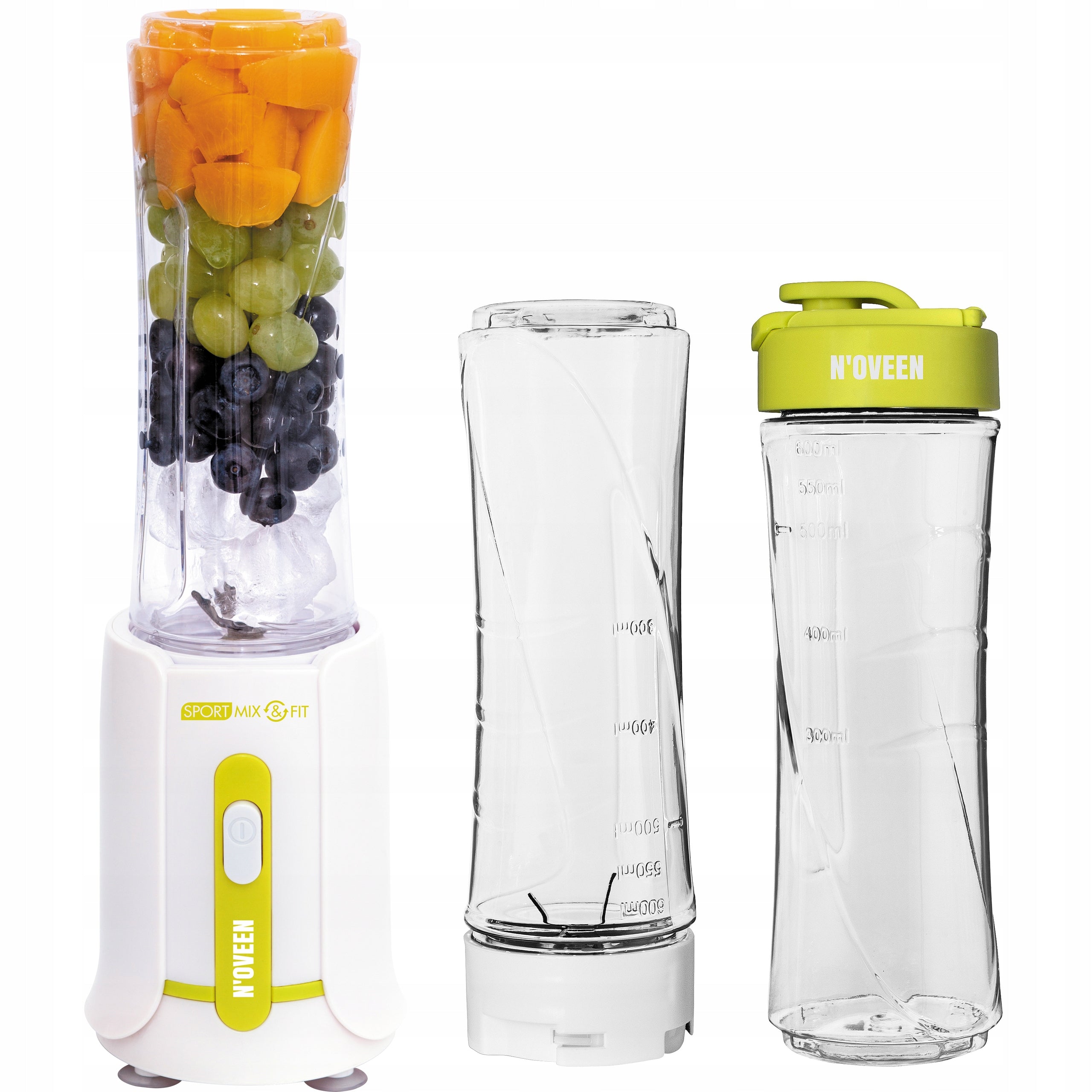 CUP BLENDER FOR SMOOTHIE N'OVEEN SB210 SPORT MIX 300W CRUSHES ICE Brand N'oveen