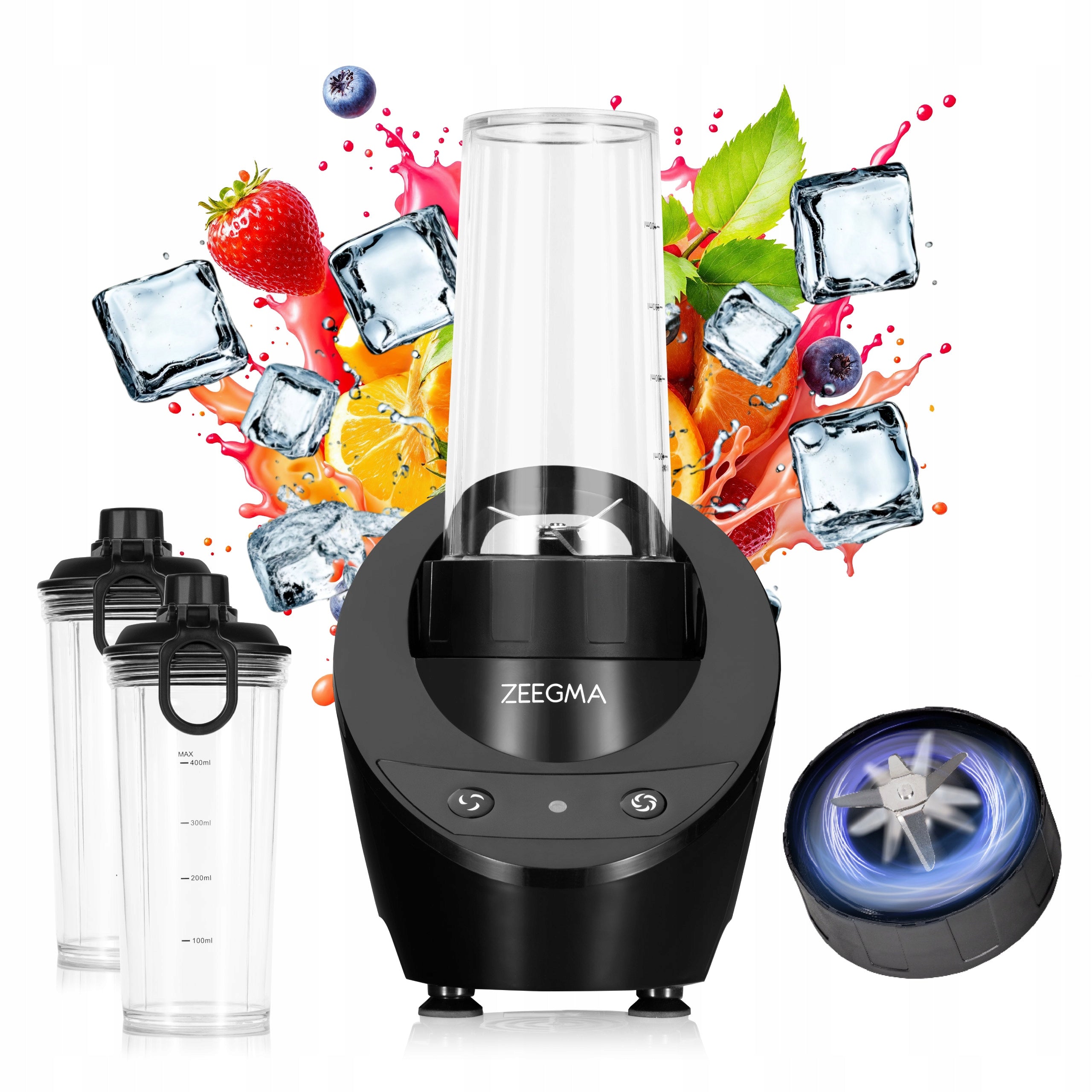 CUP BLENDER Fruit Vegetable Juice Cocktail CRUSHES ICE Coffee Grinder