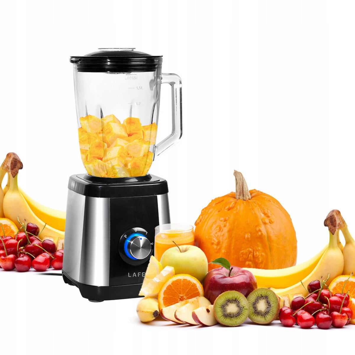 CUP BLENDER GLASS ICE CRUSHING FOR SMOOTHIE COCKTAILS STRONG 1,5L