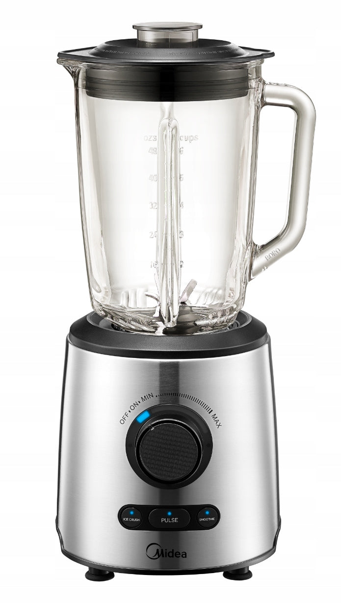 CUP BLENDER MIDEA 1000W 1.5L GLASS SPEED CONTROL 3 MODES Packaging status original