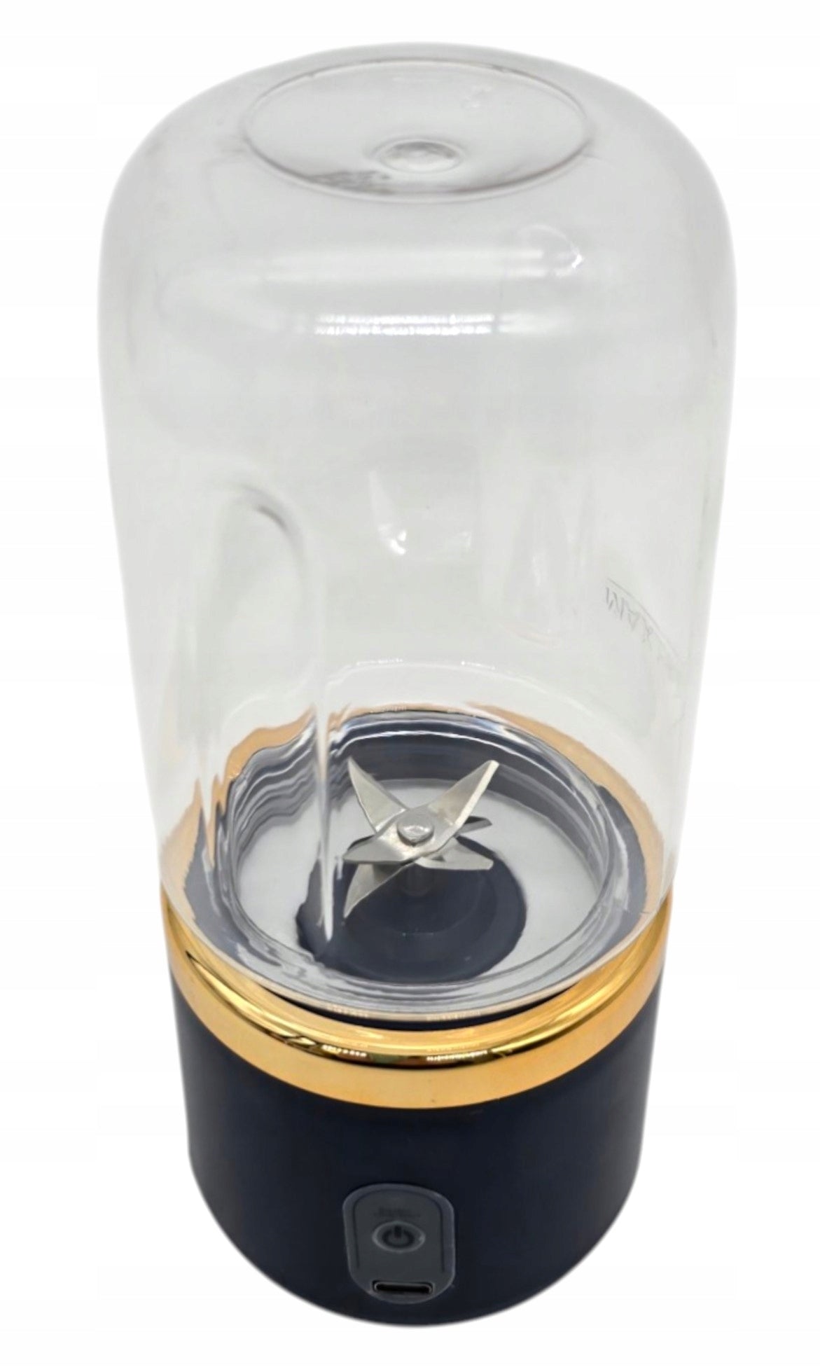 CUP BLENDER WIRELESS PORTABLE USB NAVY BLUE BOTTLE 18,5 CM Product weight with unit packaging 0.1 kg