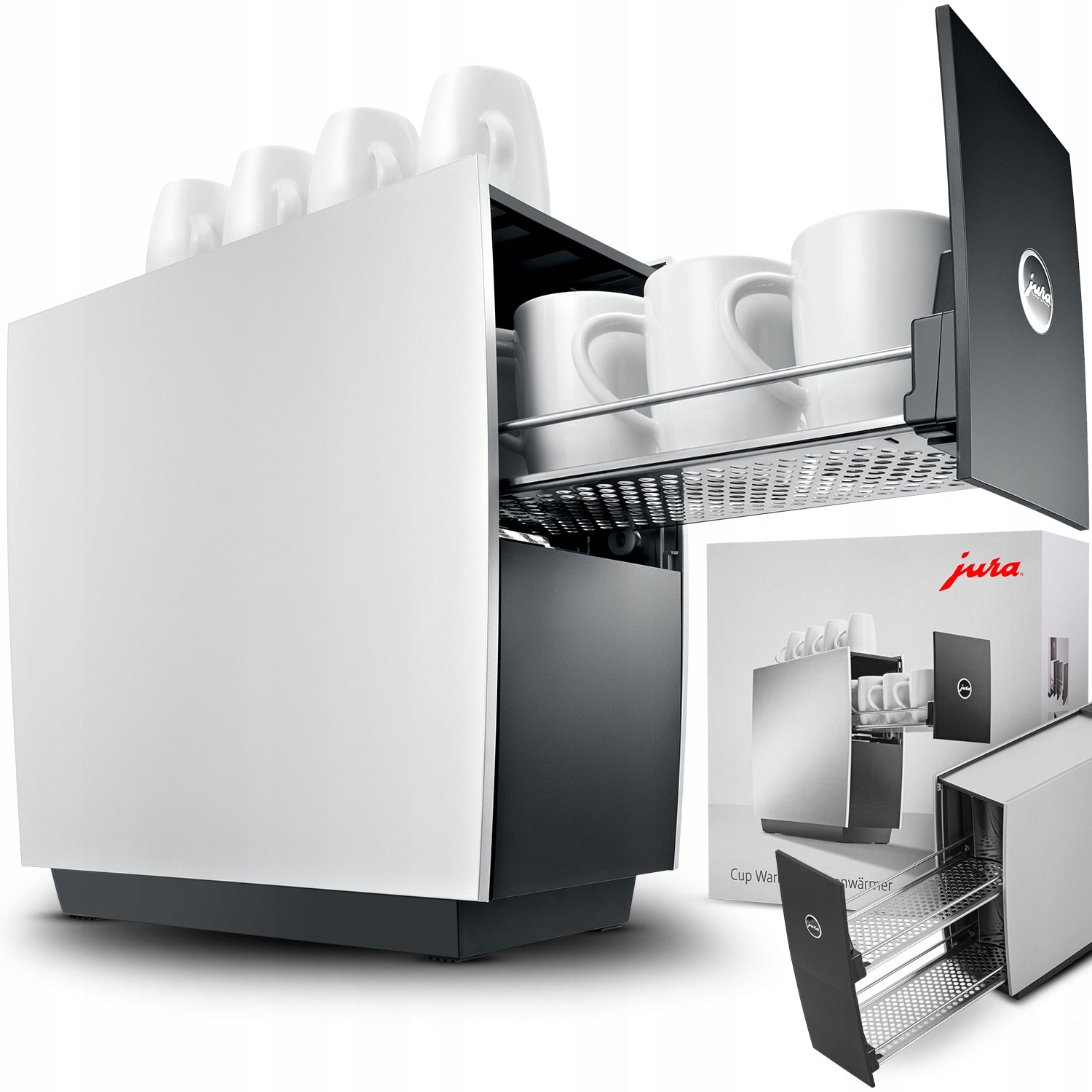 CUP WARMER JURA FOR ALU MACHINE 2 CUP DRAWERS