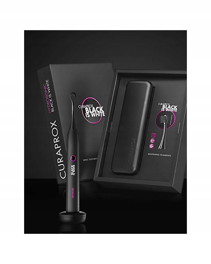 CURAPROX HYDROSONIC BLACK IS WHITE SONICKÁ ZUBNÁ KEFKA Manufacturer code 7612412428599