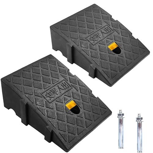 CURB RAMPS PORTABLE NON-SLIP FOR DISABLED SET OF 2 Brand no brand