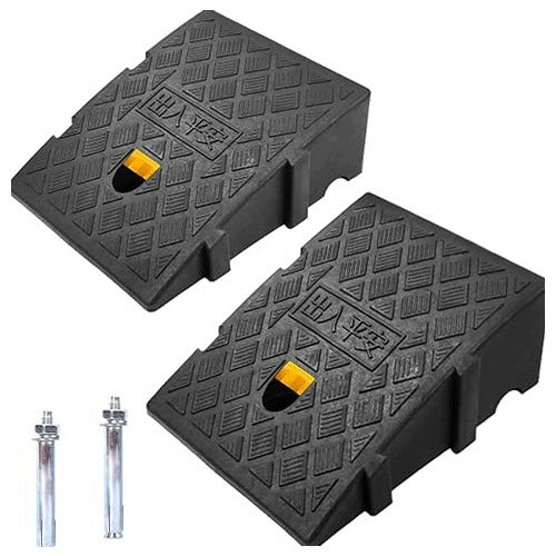 CURB RAMPS PORTABLE NON-SLIP FOR DISABLED SET OF 2