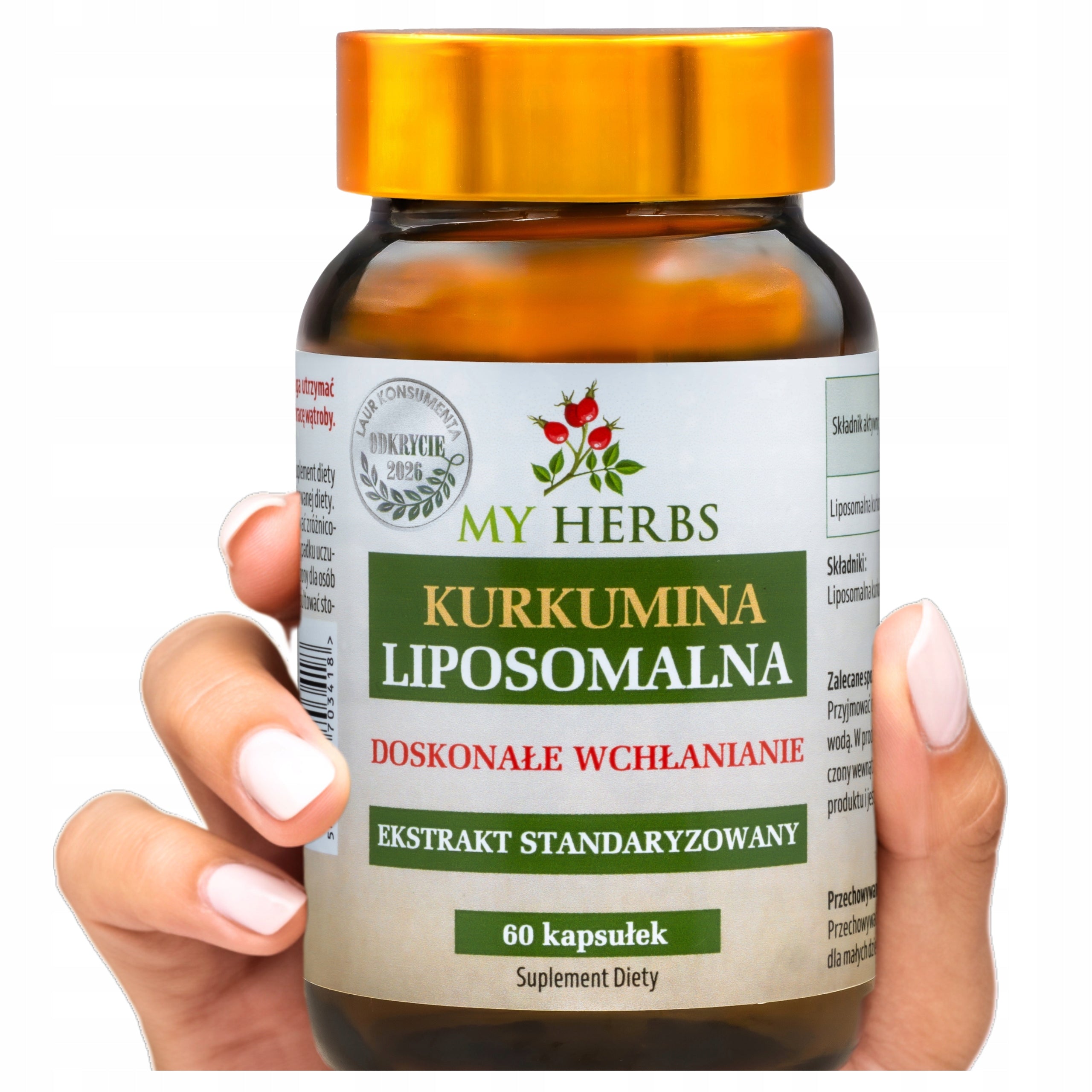 CURCUMIN LIPOSOMAL EXTRACT STANDARDIZED 60 CAPSULES
