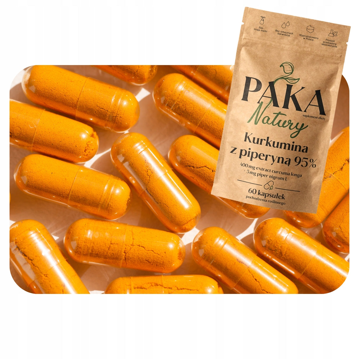 CURCUMIN + PIPERINE EXTRACT 95% TURMERIC CURCUMIN RESISTANCE JOINTS 60CAPS. Packaging status original