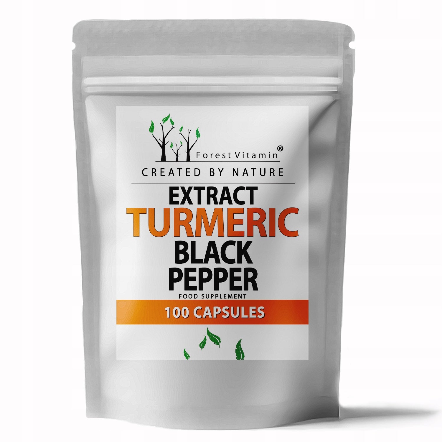 CURCUMIN+PIPERINE STRONG RESISTANCE 95% TURMERIC BLACK PEPPER EAN (GTIN) 5903707840762
