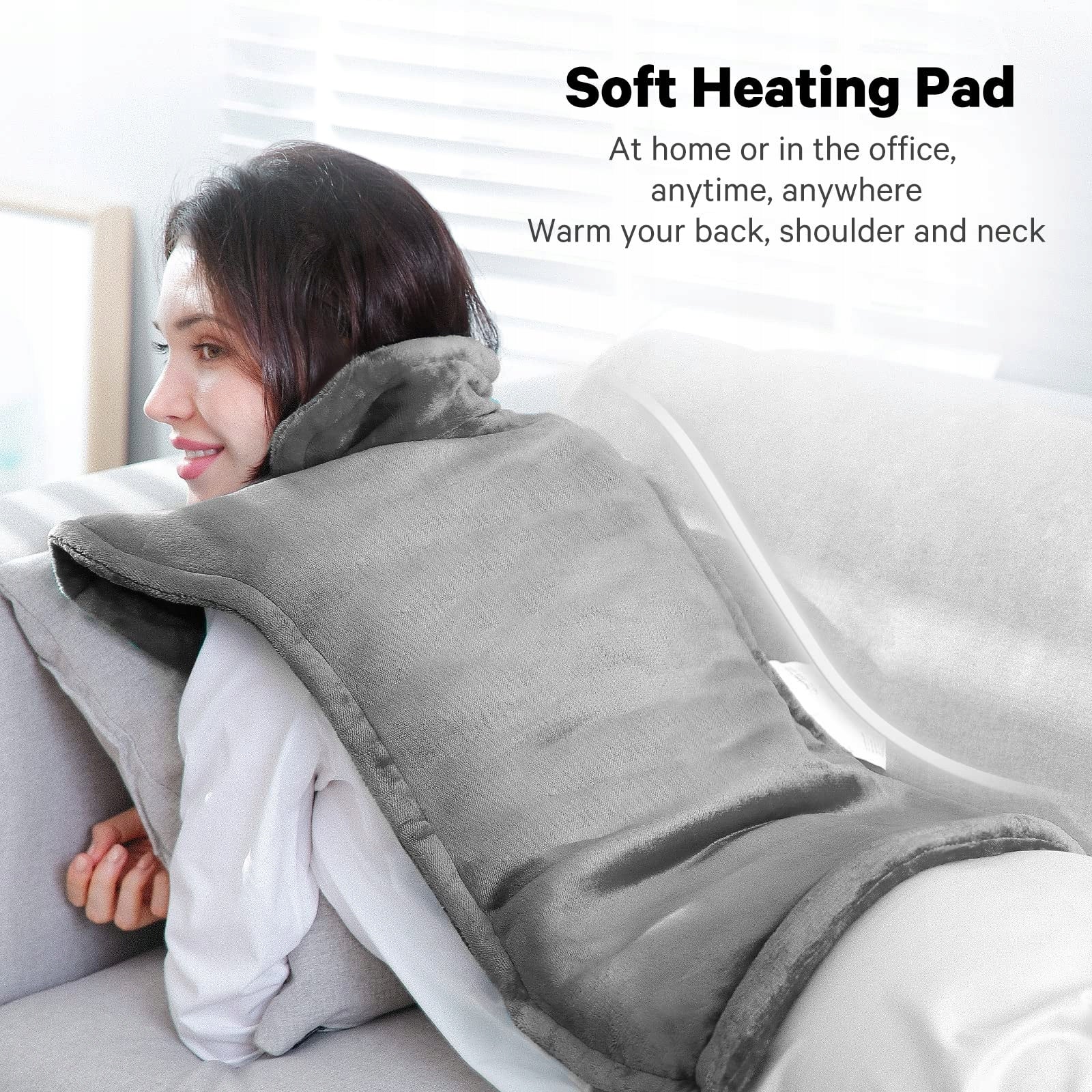 CURECURE Back Heating Pillow Shoulders Neck 60x85cm 4 Levels Temp. Packaging status original
