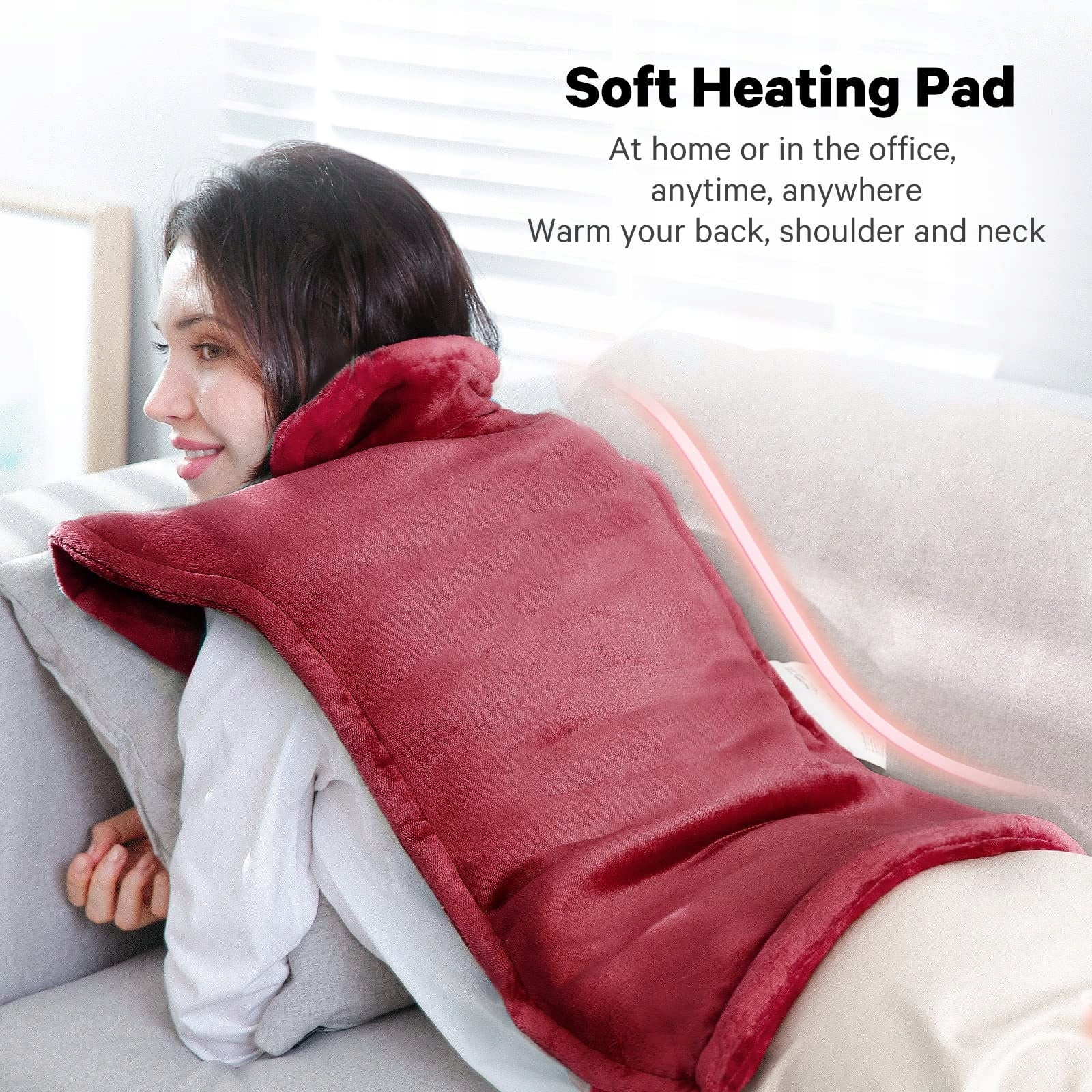 CURECURE Electric Heating Pillow 60x90 cm 5 Temperatures Medical device no