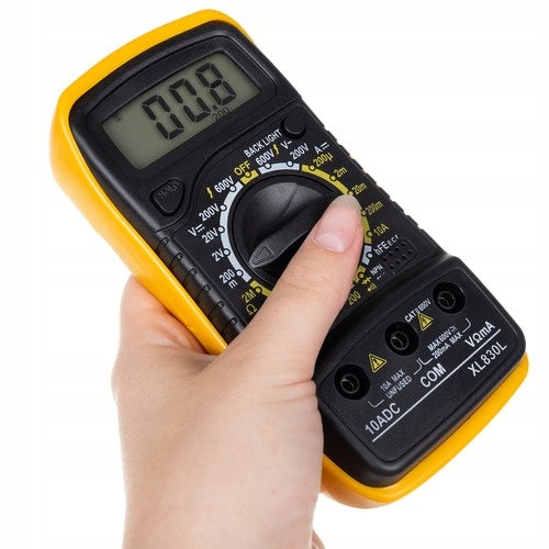 CURRENT METER DIGITAL MULTIMETER LCD PROFESSIONAL MANUAL VOLTAGE TESTER Manufacturer code Multimetr Cyfrowy Miernik Prądu