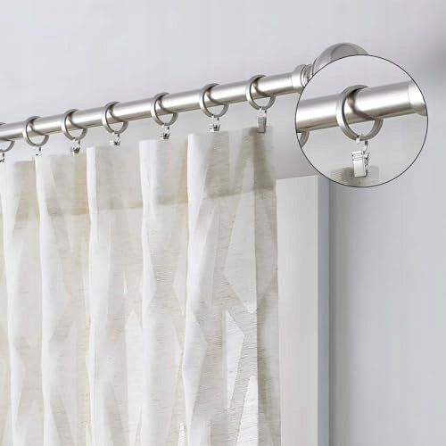 CURTAIN CLIPS WITH SPRING HOOKS STEEL ACCESSORIES 100 PCS STEEL Manufacturer code Bez marki