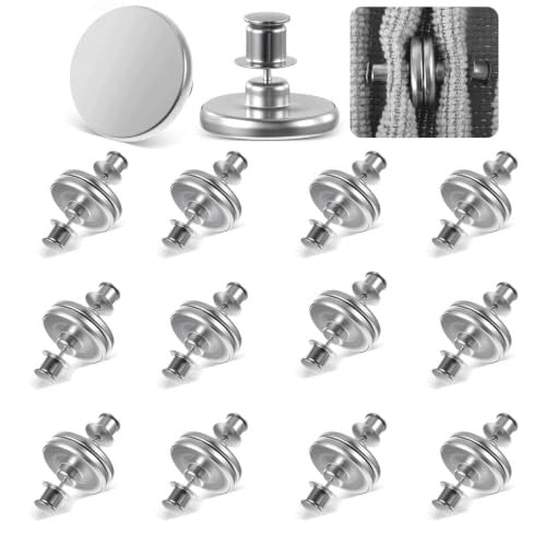CURTAIN MAGNETS SILVER ROUND STRONG FOR TABLECLOTHS 24 PIECES metal Brand no brand